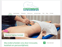 Tablet Screenshot of fysiotherapieoverwhere.nl
